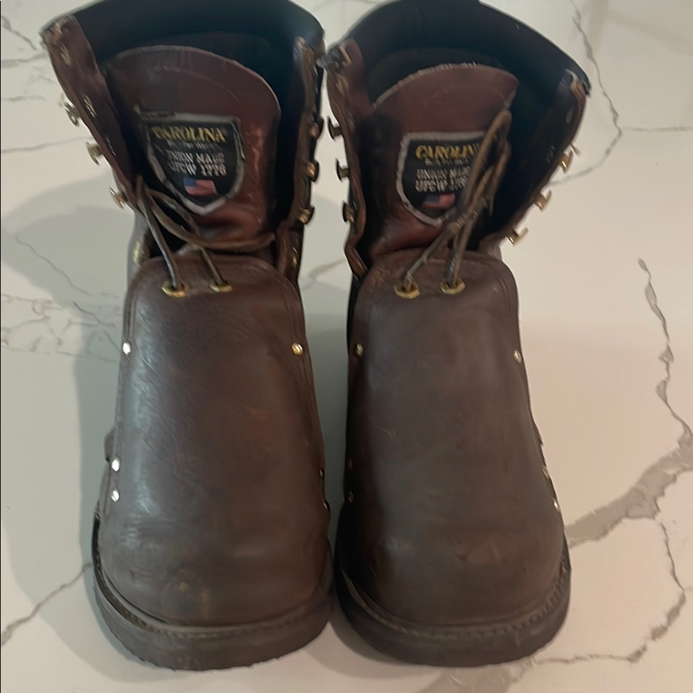 Carolina Mens 8 inch Broad Toe MetGusrd Welding Boots